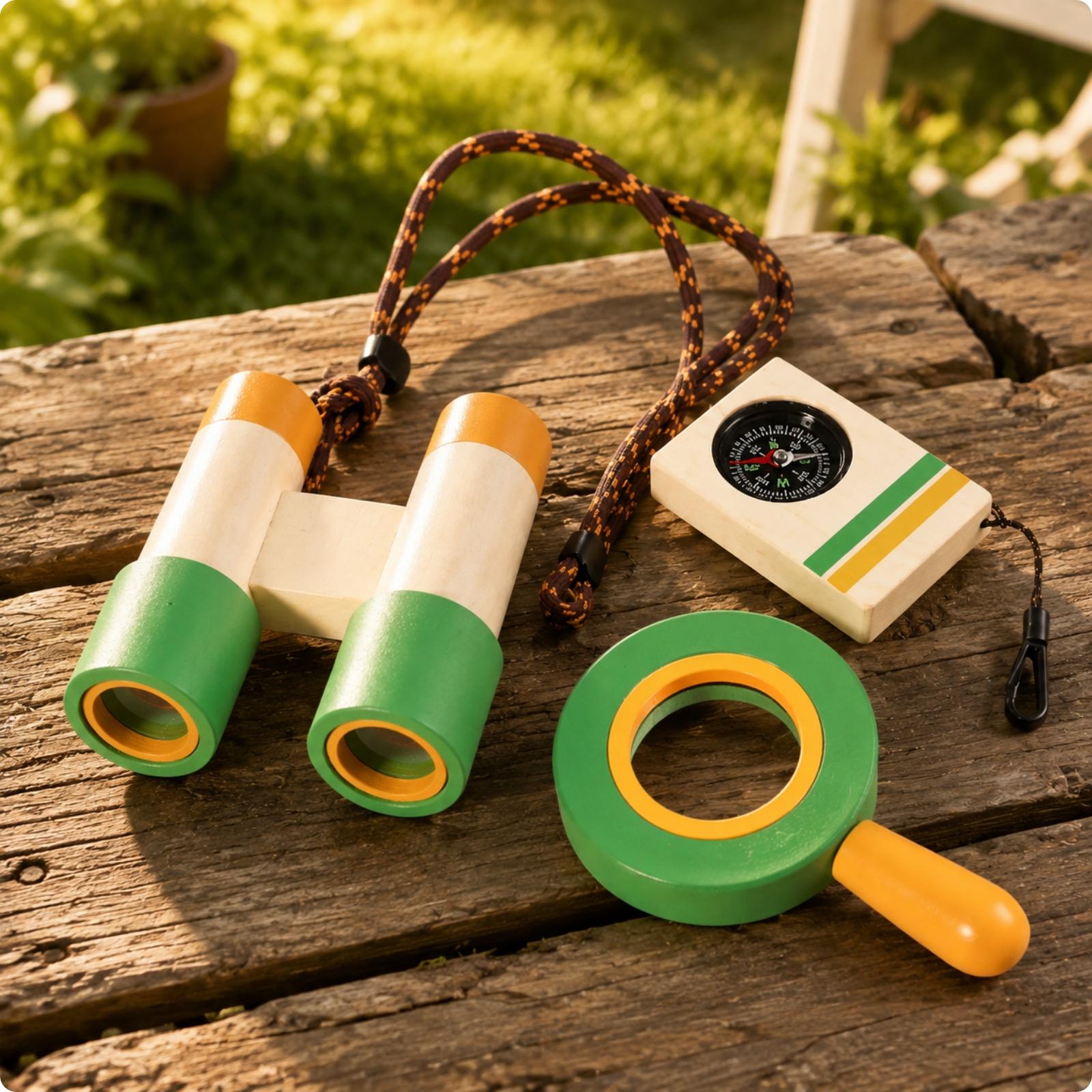 Kids Wooden Outdoor Explorer S - Outdoor Adventure Kit For Kids recension och pris